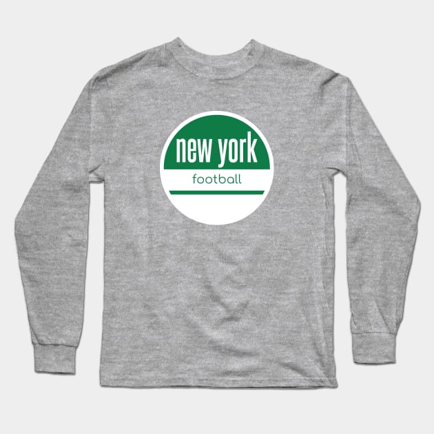 new york jets football Long Sleeve T-Shirt by BVHstudio